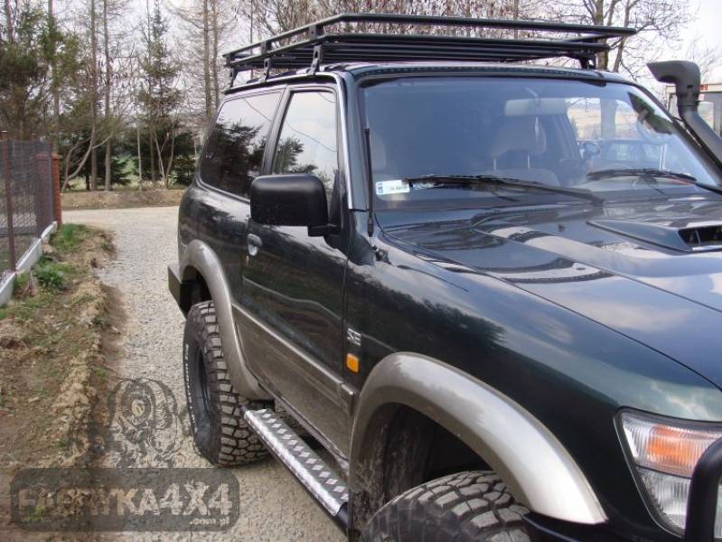 Portbagaj-Roof-Rack-scurt-fara-plasa-Nissan-Patrol-GU4